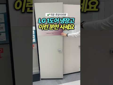 LG 컨버터블 1도어 냉장고 추천, 이런 분만 사세요 | Fit &amp; Max 387L