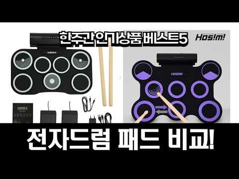 알레시스 vs 호시미 전자 드럼 패드 비교, 가성비 승자는?