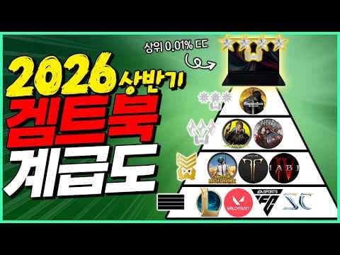 2026년 게이밍 노트북 추천! 티어별 가격, 성능 비교 분석