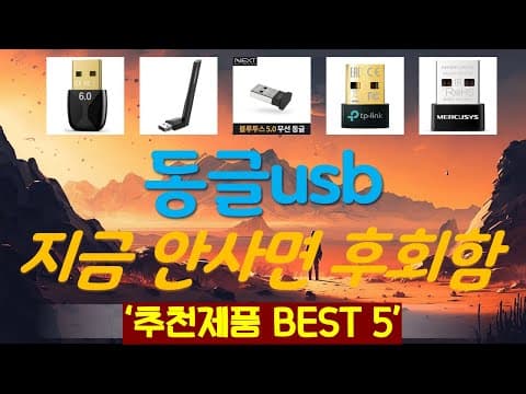 PC 노트북 갓성비 동글 USB 추천 TOP 5, 만족도 높은 이유