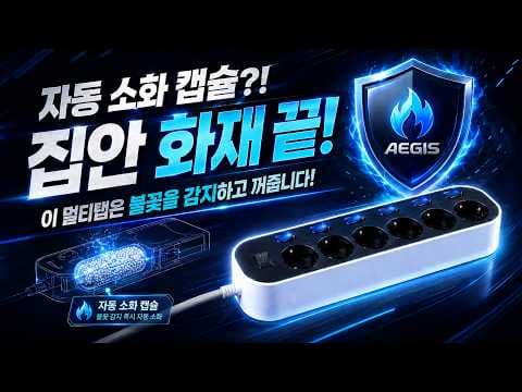 엘리펀트탭 자동소화 멀티탭 화재 안전 기능 써보니 이젠 안심이에요