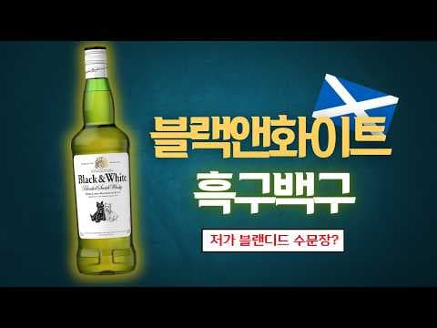 블랙 앤 화이트 위스키 리뷰! 가격만큼의 가성비?