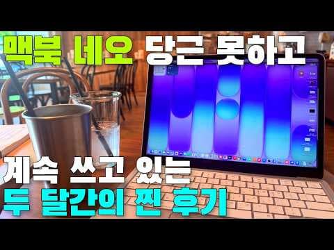 맥북 네오 사용 후기, 휴대성 좋은 가벼운 일상용 노트북